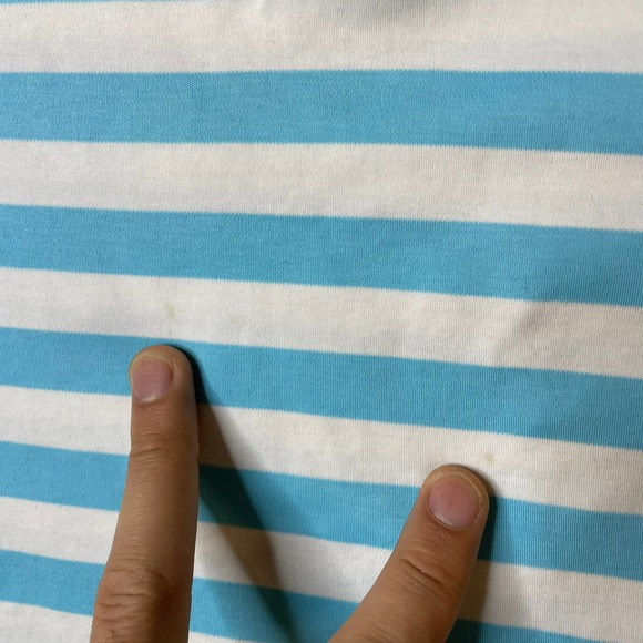 Polo Ralph Lauren Classic Fit Striped Blue White Short Sleeve Polo Shirt XL - Picture 4 of 11